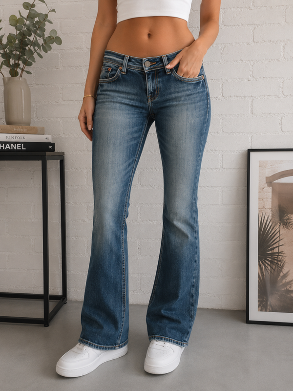 LEVI'S - Jean Low Rise Bootcut - Style Y2K - Femme