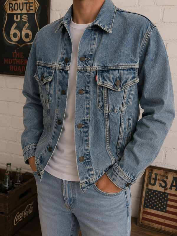 💎 LEVI'S - Veste en jean Vintage "Trucker"