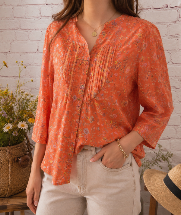 JACJAC - Blouse fleurie