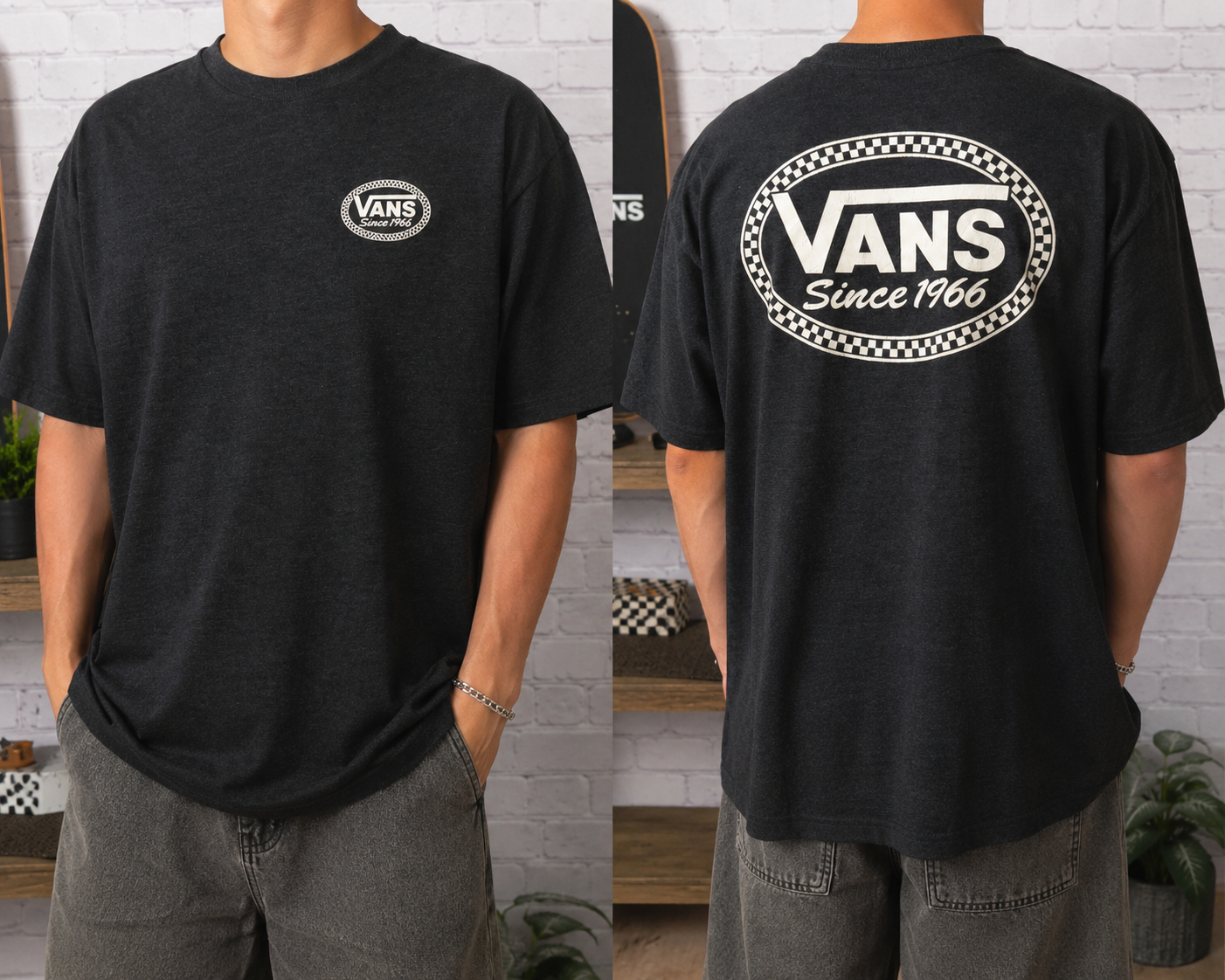 VANS - T-shirt coupe large