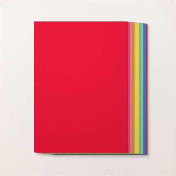 Heldere kleuren cardstock