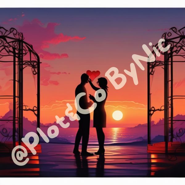 Love sunset