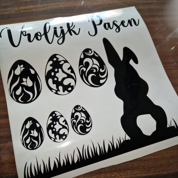 Raamstickerset Pasen