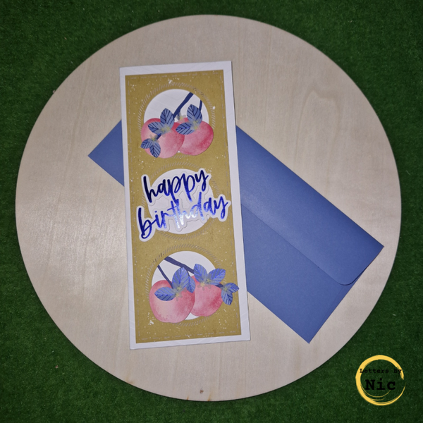 Happy Birthday slimline