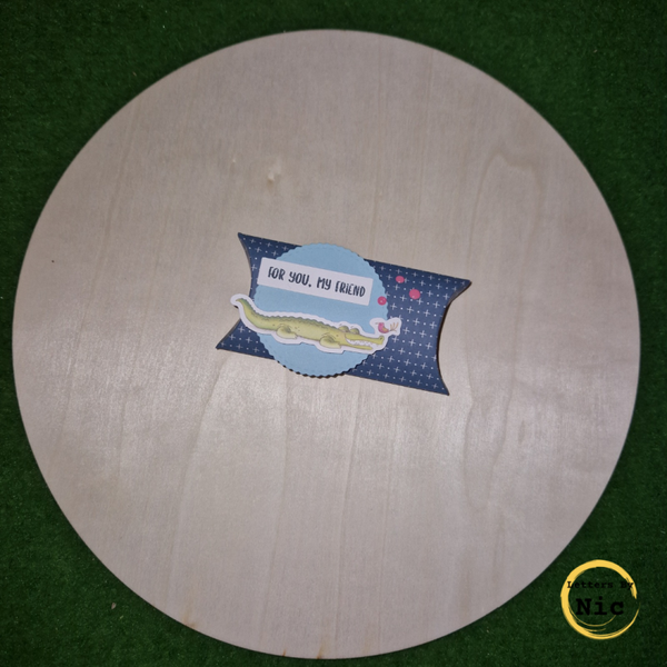 Kussendoosje krokodil