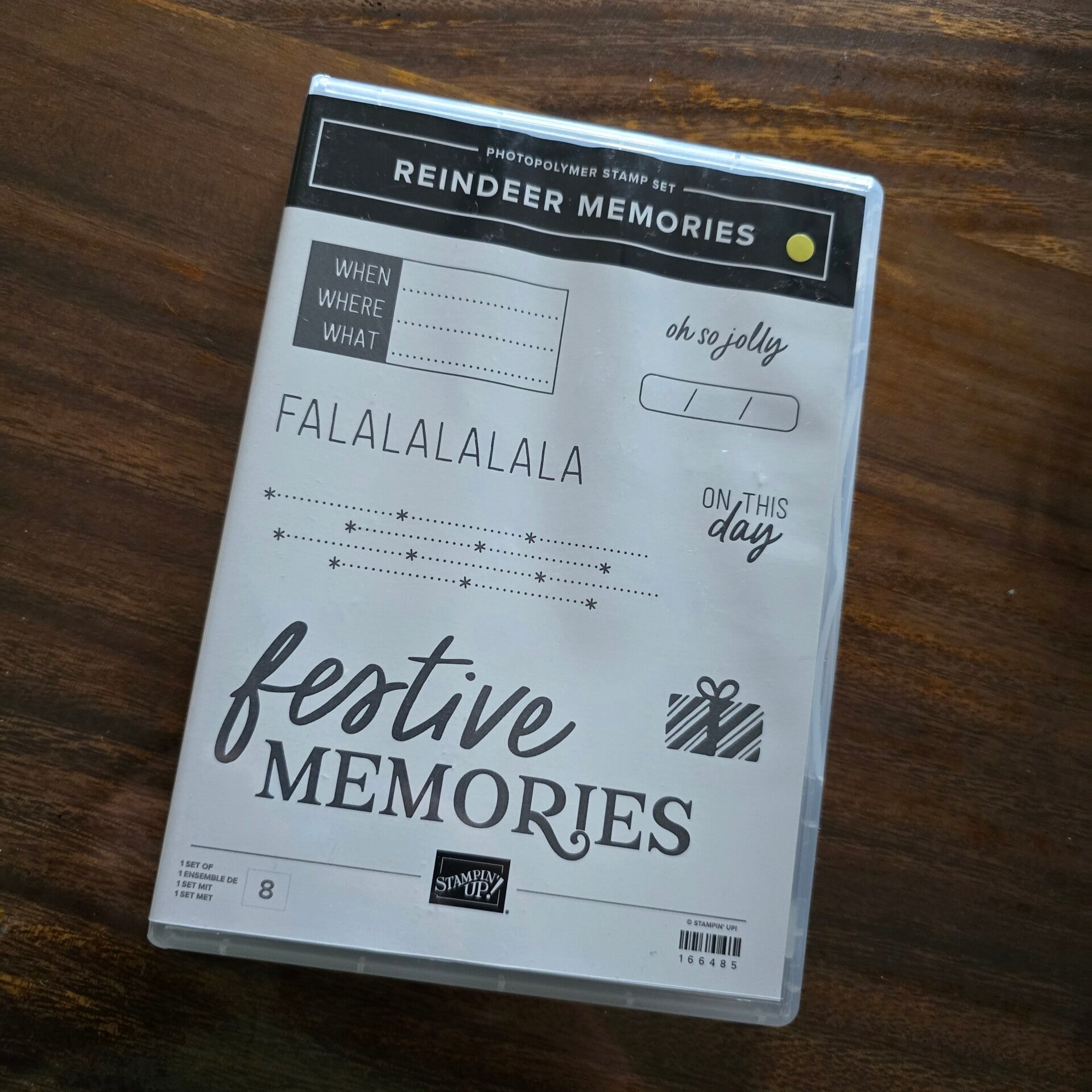 Reindeer memories clearstamps