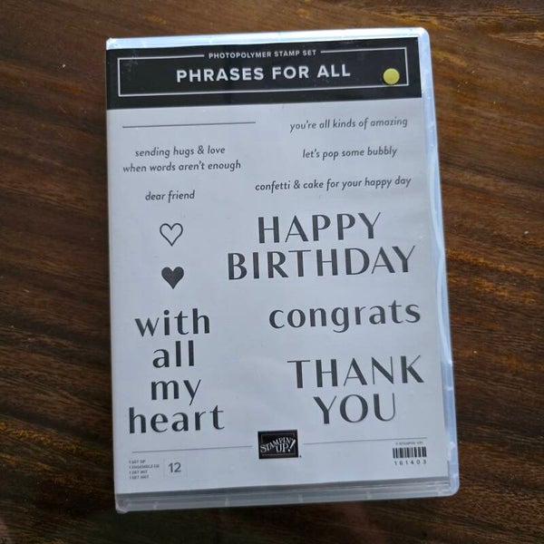 Phrases for all clearstamps