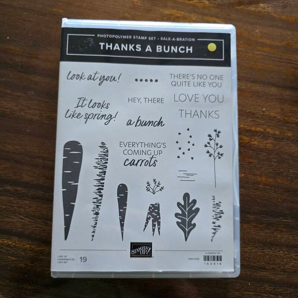 Thanks a bunch clearstamps