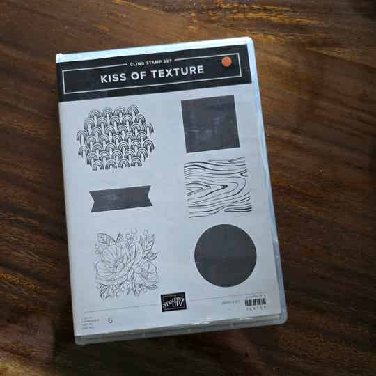 Kiss of texture clingstempelset