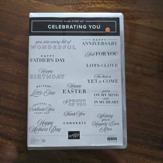 Celebrating you clingstempelset