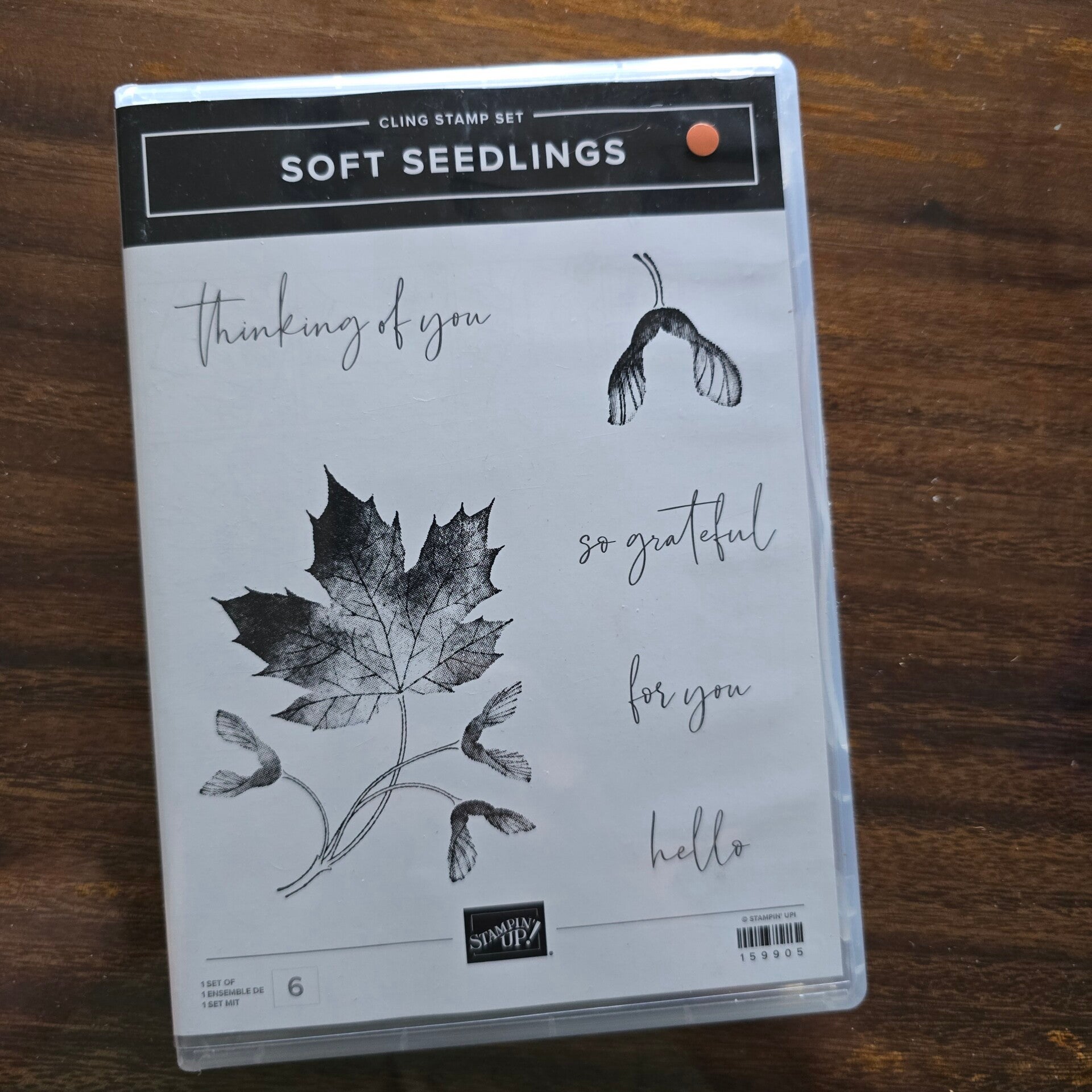 Soft seedlings clingstempelset
