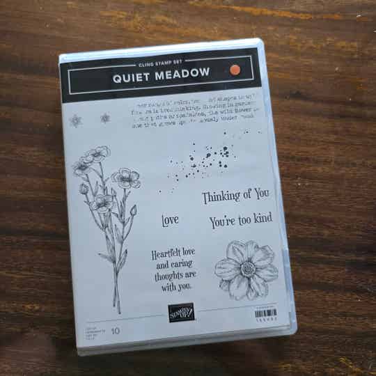 Quiet meadow clingstempelset