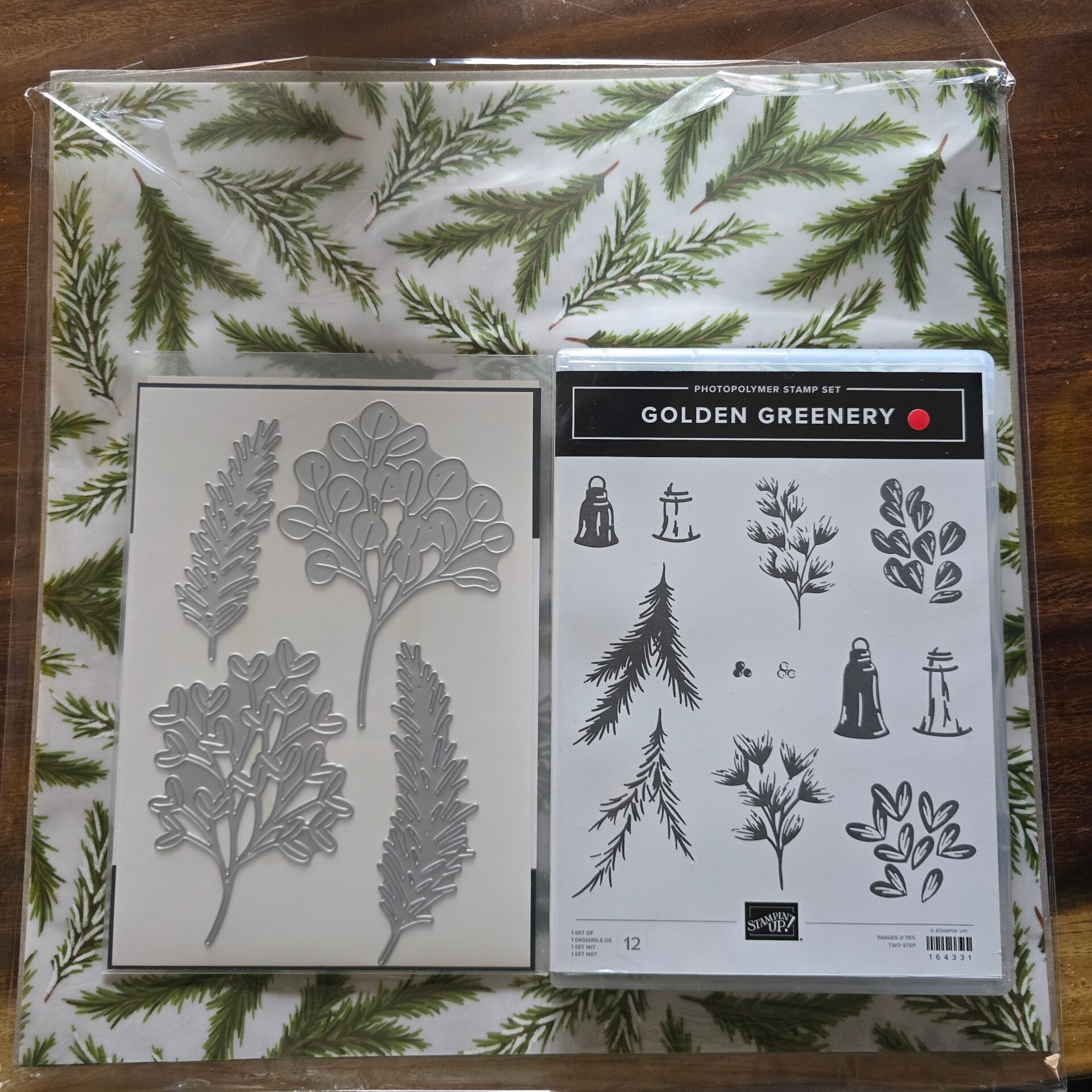 Golden greenery bundel