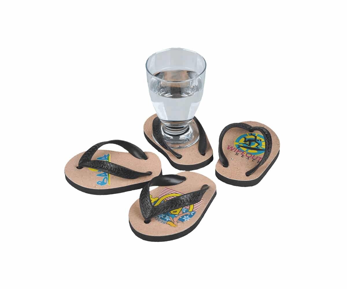 Sublimatie onderzetters teenslipper