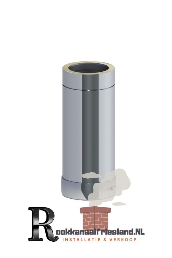 Dubbelwandig Rookkanaal Element (STB) - Lengte 500MM