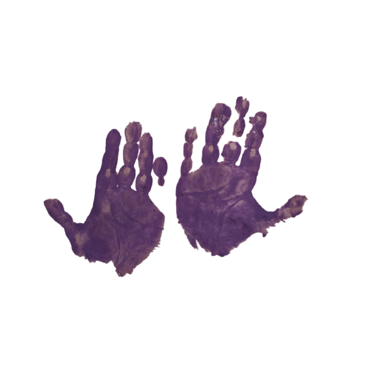 This tells Google exactly what the product is—a high-quality digital transformation of a physical handprint.