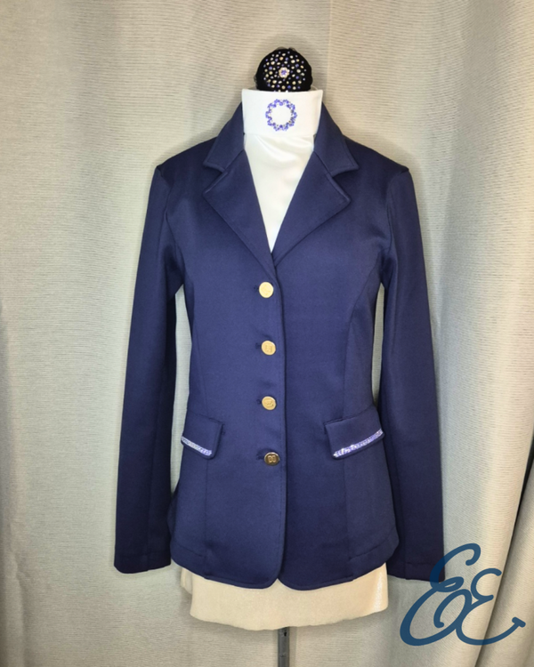 Wedstrijdjasje /wedstrijdset blauw maat 36