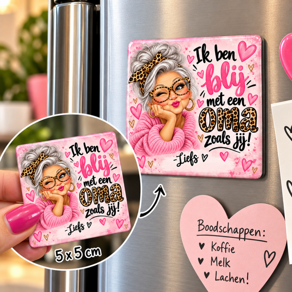 Ik ben blij met een oma zoals jij