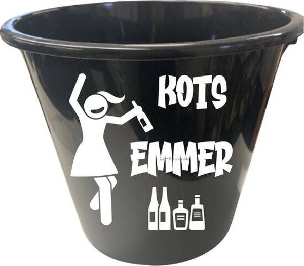 Kotsemmers Man of vrouw kots emmer