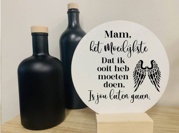 Mam, het moeilijkste.....