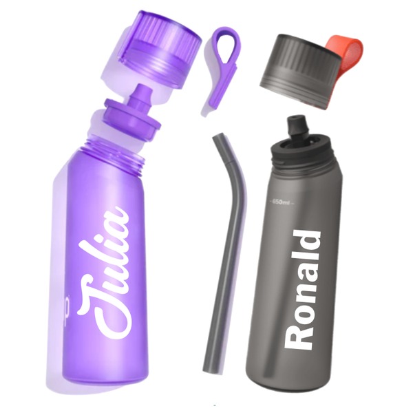 Air up naam stickers voor op de fles.