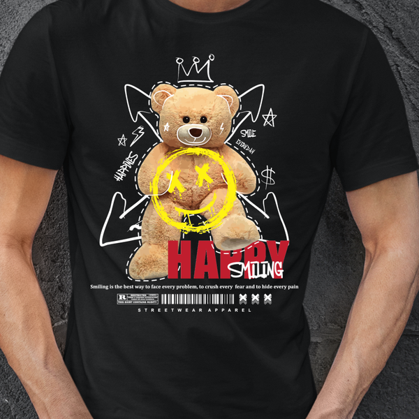 Heren T-shirt Beer Smile