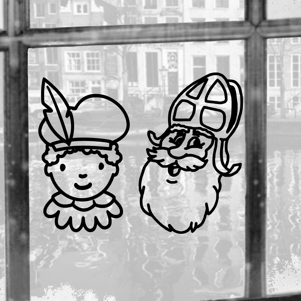 sinterklaas-en-piet-raamsticker-la-miranda