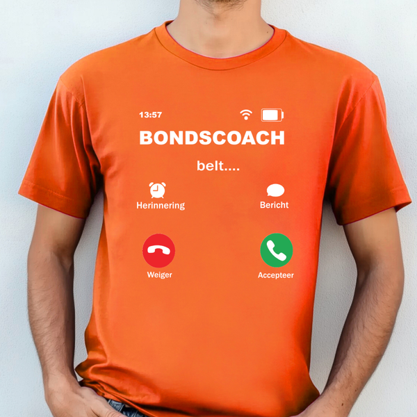 WK T-shirt- EK T-shirt Bondscoach belt.