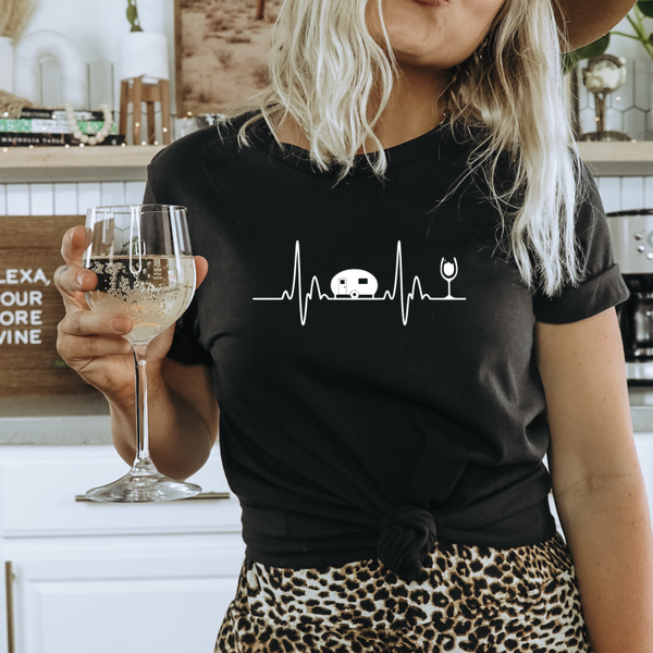 Campinglife dames T-shirt.