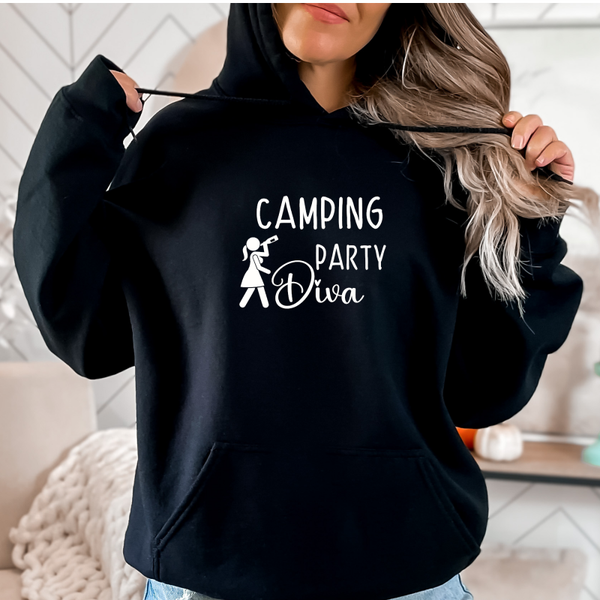 Camping Party Diva Hoodie