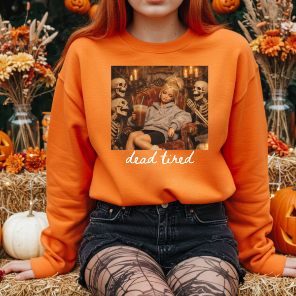 Halloween sweater- dead tired