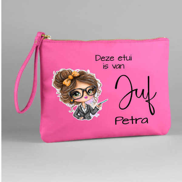Deze etui is van juf....