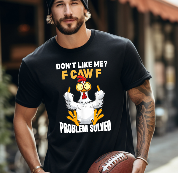 Heren T-shirt Don't like me F-CAW-F*