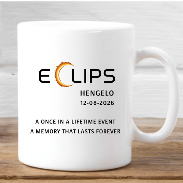 Eclips mok Plaatsnaam aanpasbaar.