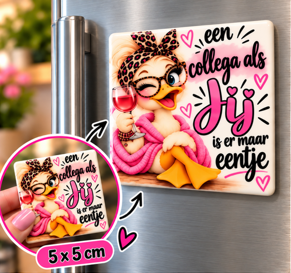 Een collega als jij is er maat eentje.