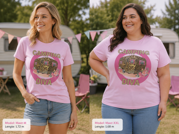 Camping Diva leopard Caravan.