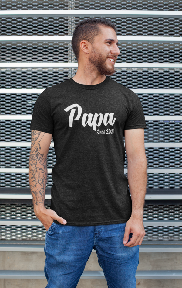 Papa since....T-shirt  tot maat