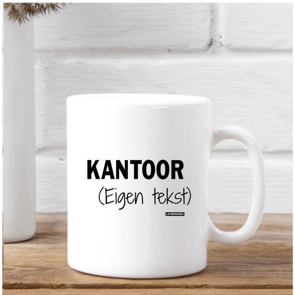 Kantoor Mok Eigen tekst