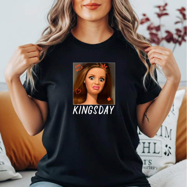 Dames T-shirts Kingsday barbie