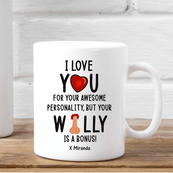 I love you.....Koffie mok > Willy