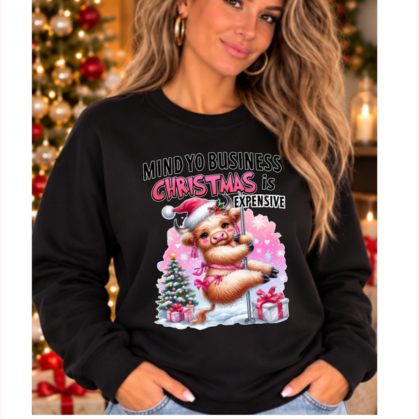 Kersttrui- dames kerst sweater- Mind you business