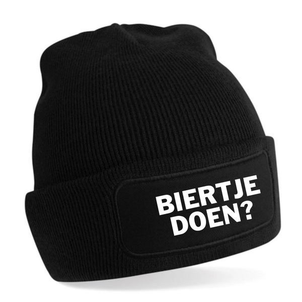 Muts/ Beanie - Biertje doen?