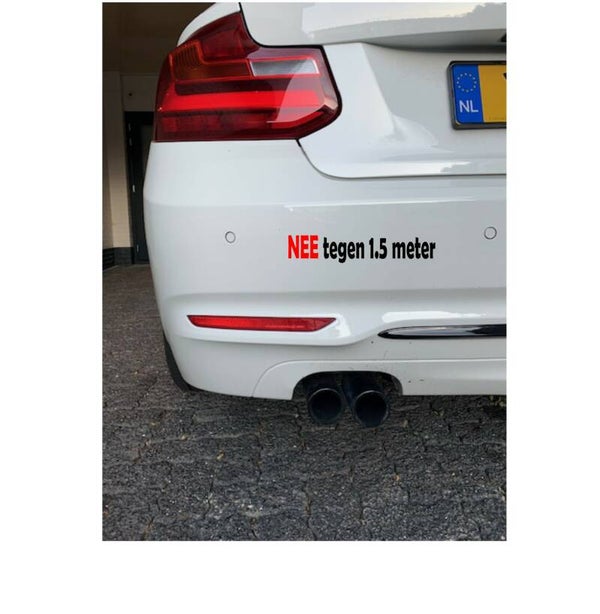 NEE tegen 1.5 meter