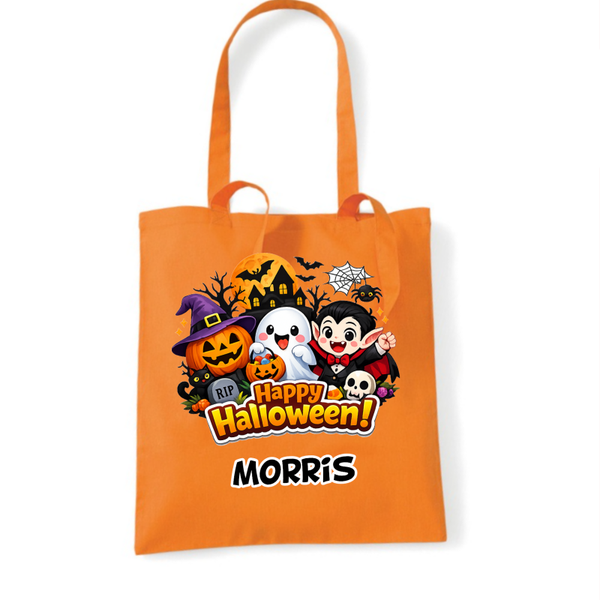 Halloween Snoep tas met Halloween figuren