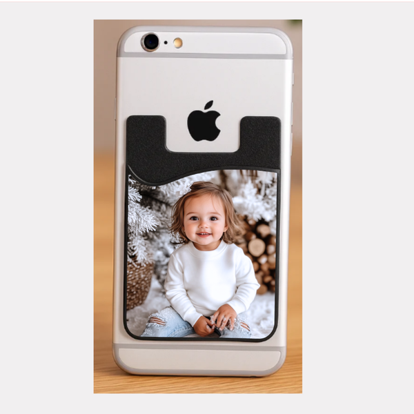 Pasjeshouder voor de telefoon, met eigen foto.