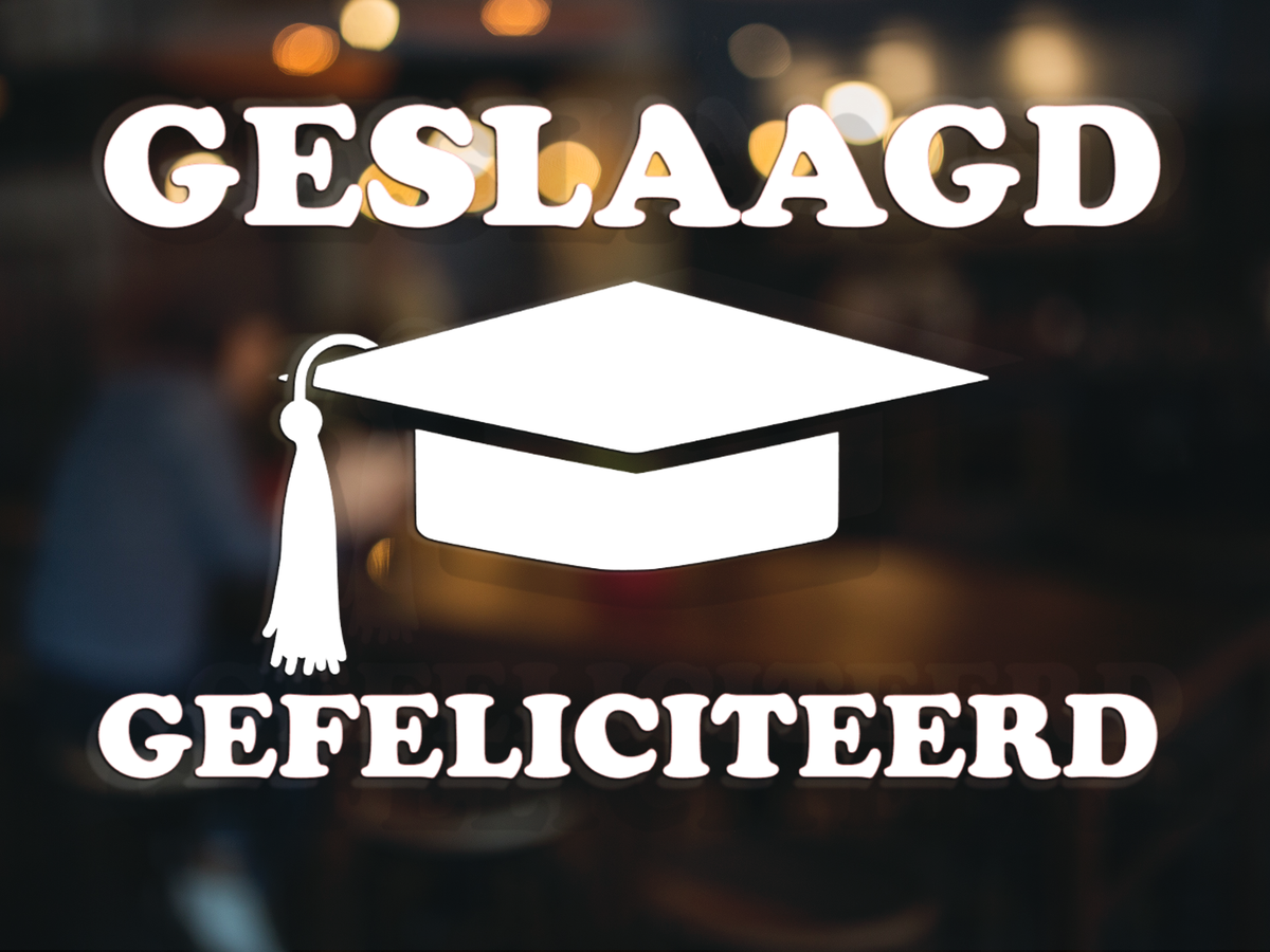 Geslaagd Gefeliciteerd | La-Miranda