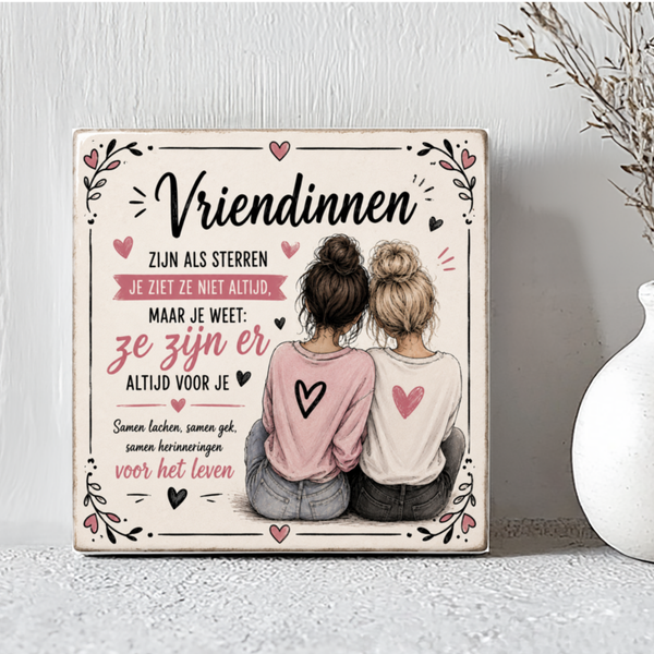 Tegel- vriendinnen zijn als sterren