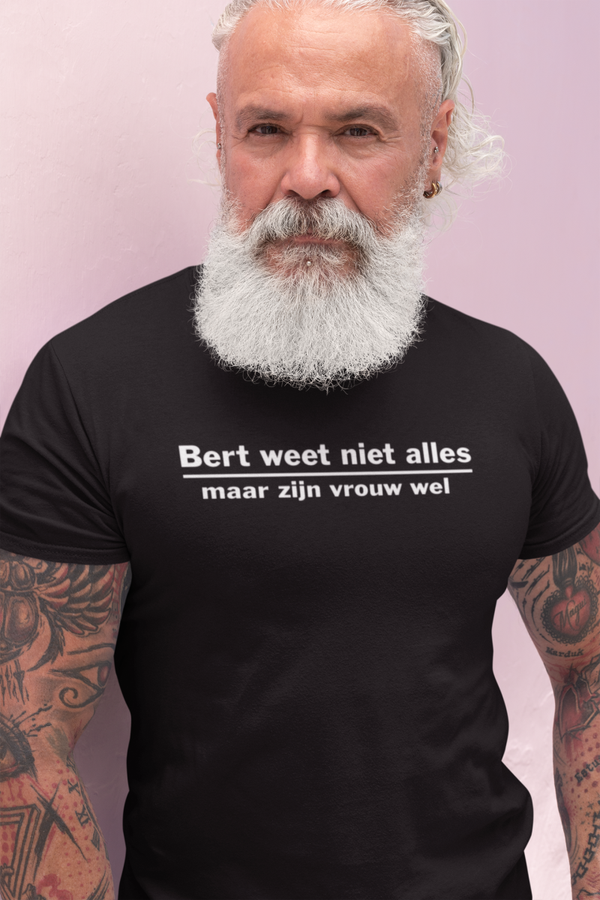 Naam.....Weet niet alles, maar zijn vrouw wel.