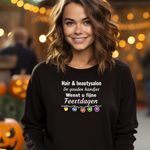 Bedrijfskleding- Kersttruien voor dames en heren.