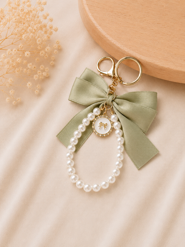 3-in-1 Accessoire Parels & Saliegroene Strik